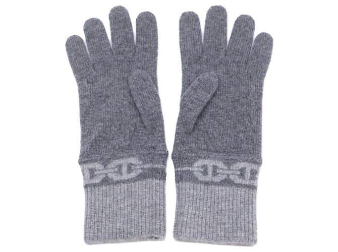 Cashmere Strickhandschuhe von Hermès Braun - Ansicht 6