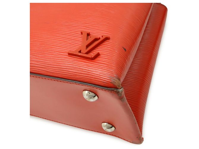 Borsa a mano/spalla Louis Vuitton Epi Cléber PM Rosso - vista 4