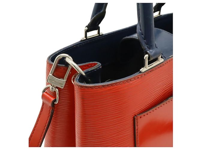 Borsa a mano/spalla Louis Vuitton Epi Cléber PM Rosso - vista 5