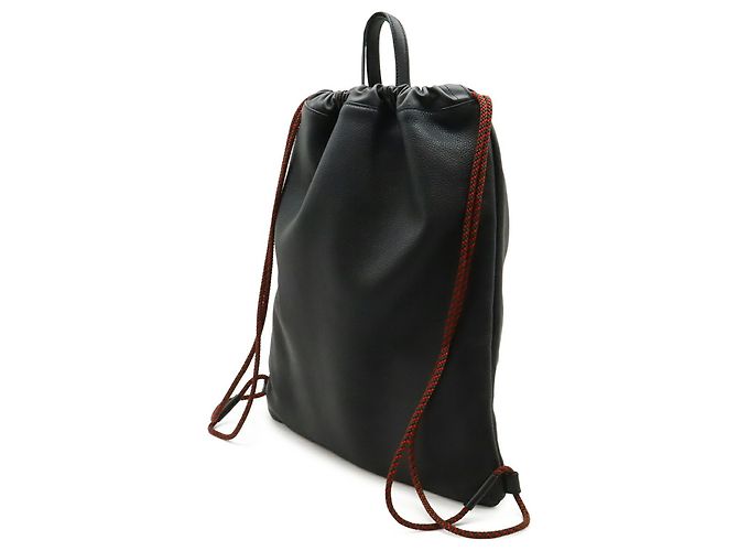 GUCCI Print Drawstring Backpack Black Red Green - view 3