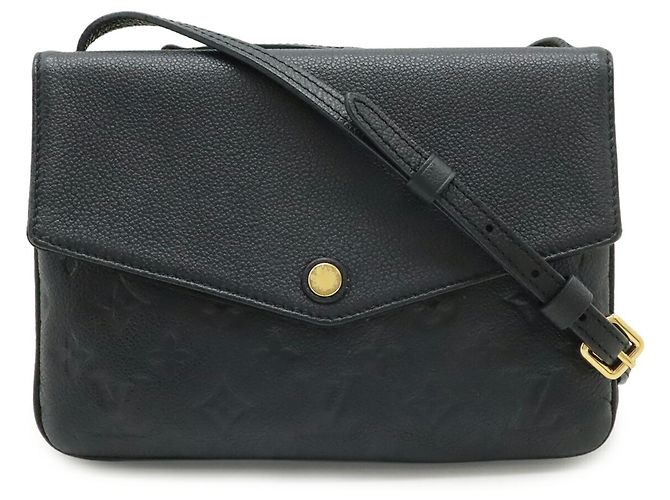 Borsa a Spalla Twice in Monogram Empreinte Louis Vuitton Nero - vista 2