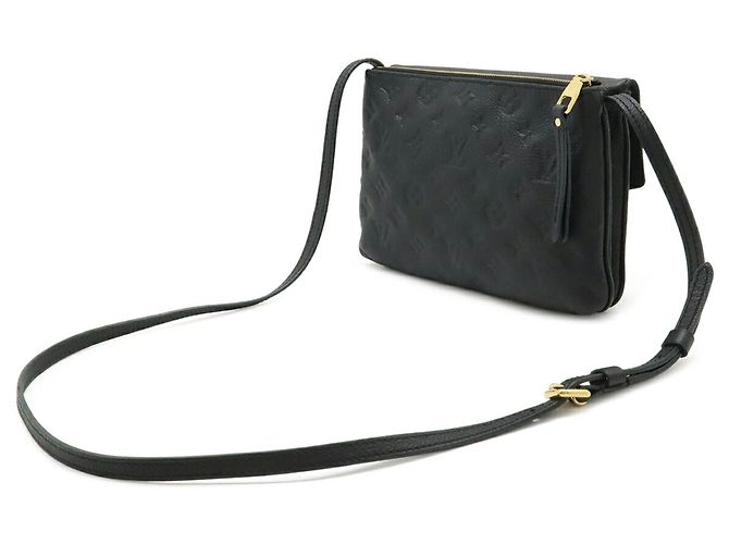 Borsa a Spalla Twice in Monogram Empreinte Louis Vuitton Nero - vista 3