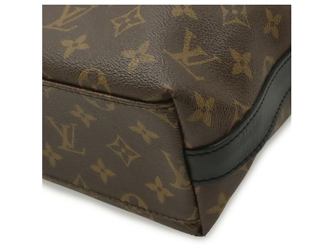 Borsa Tote Kitan Monogram Macassar Louis Vuitton Marrone Nero - vista 4