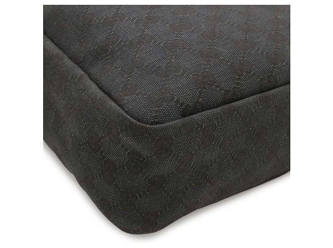 Bolso de mano/shoulder Gucci GG Canvas Negro Gris antracita - vista 4