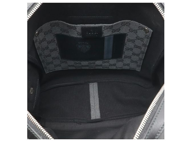 Bolso de mano/shoulder Gucci GG Canvas Negro Gris antracita - vista 7