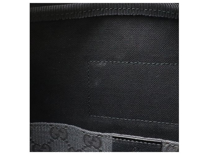 Bolso de mano/shoulder Gucci GG Canvas Negro Gris antracita - vista 8