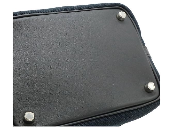 Borsa Hermès Picotin Lock PM in pelle Swift nera Nero - vista 10