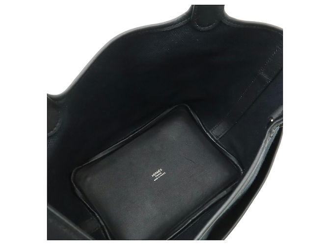 Borsa Hermès Picotin Lock PM in pelle Swift nera Nero - vista 6