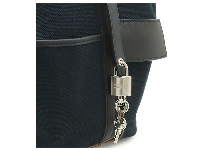 Borsa Hermès Picotin Lock PM in pelle Swift nera Nero - vista 7