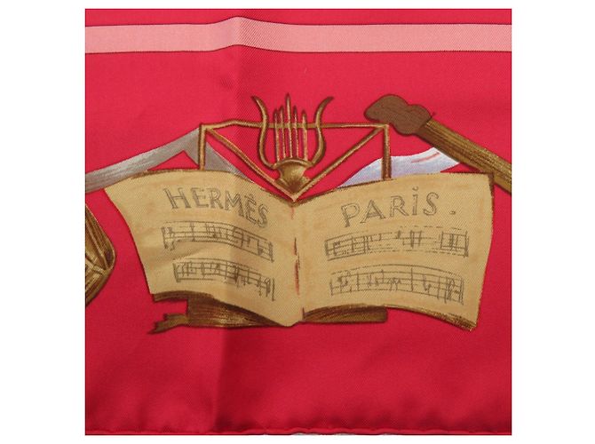 Sciarpa Hermès Carré 90 La Danza della Ballerina Rossa Rosso - vista 4