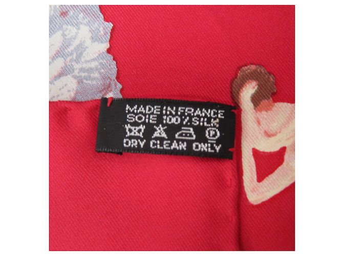 Sciarpa Hermès Carré 90 La Danza della Ballerina Rossa Rosso - vista 5