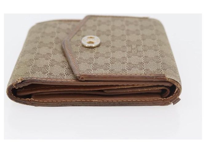 Céline Portafoglio in tela Macadam CELINE PVC 2 pezzi Marrone Beige Auth ti3905 - vista 12