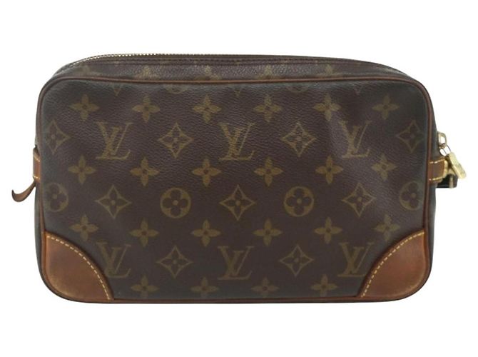 LOUIS VUITTON Clutch Marly Dragonne GM Monogram M51825 LV Auth 176545 Monogramma - vista 2