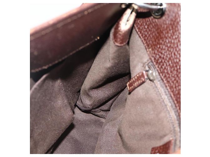 Borsa a Spalla GG Canvas GUCCI Beige Marrone Argento 120841 Auth am11410 - vista 17