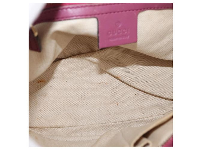 Borsa a Mano GG Canvas Guccissima 2way Viola Oro 353121 Auth 175467 D'oro Porpora - vista 11