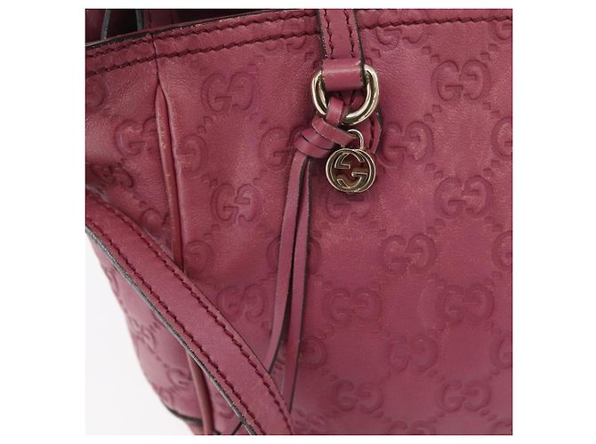 Borsa a Mano GG Canvas Guccissima 2way Viola Oro 353121 Auth 175467 D'oro Porpora - vista 19
