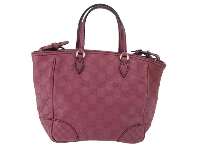 Borsa a Mano GG Canvas Guccissima 2way Viola Oro 353121 Auth 175467 D'oro Porpora - vista 2
