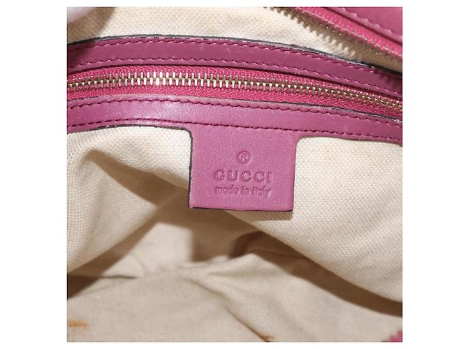 Borsa a Mano GG Canvas Guccissima 2way Viola Oro 353121 Auth 175467 D'oro Porpora - vista 20