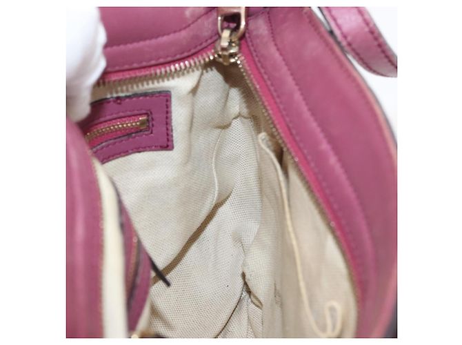 Borsa a Mano GG Canvas Guccissima 2way Viola Oro 353121 Auth 175467 D'oro Porpora - vista 21