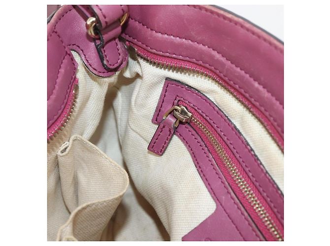 Borsa a Mano GG Canvas Guccissima 2way Viola Oro 353121 Auth 175467 D'oro Porpora - vista 23