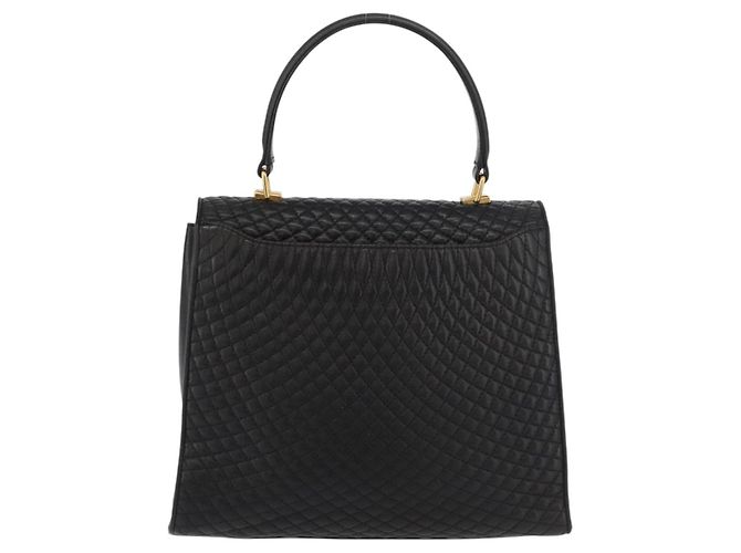 BALLY Borsa a mano in pelle nera e oro Auth YKZ1229 Nero D'oro - vista 2