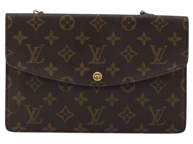 LOUIS VUITTON Bolsa de Hombro Monogram Double Rabat M51815 LV Auth 175461 Monograma - vista 13