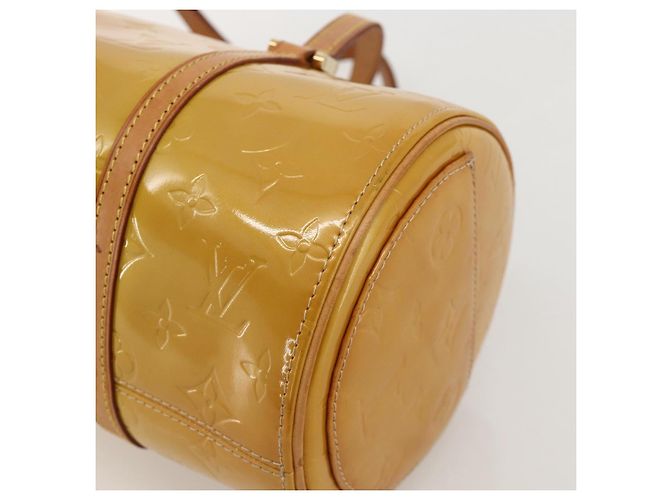 LOUIS VUITTON Borsa a Mano Monogram Vernis Bedford Beige M91006 LV Auth 175595 - vista 15