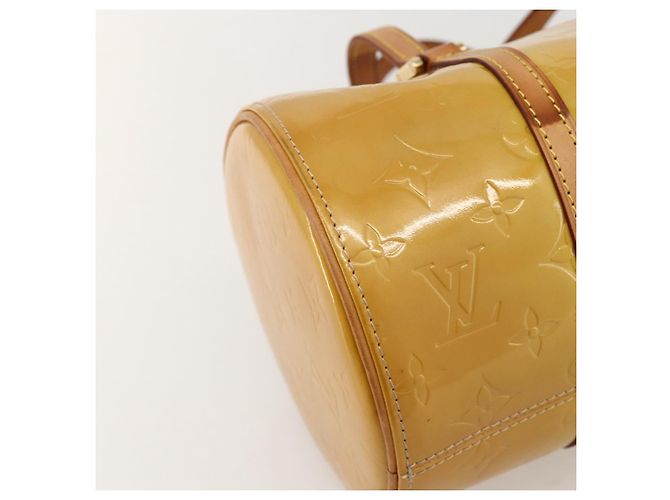LOUIS VUITTON Borsa a Mano Monogram Vernis Bedford Beige M91006 LV Auth 175595 - vista 16