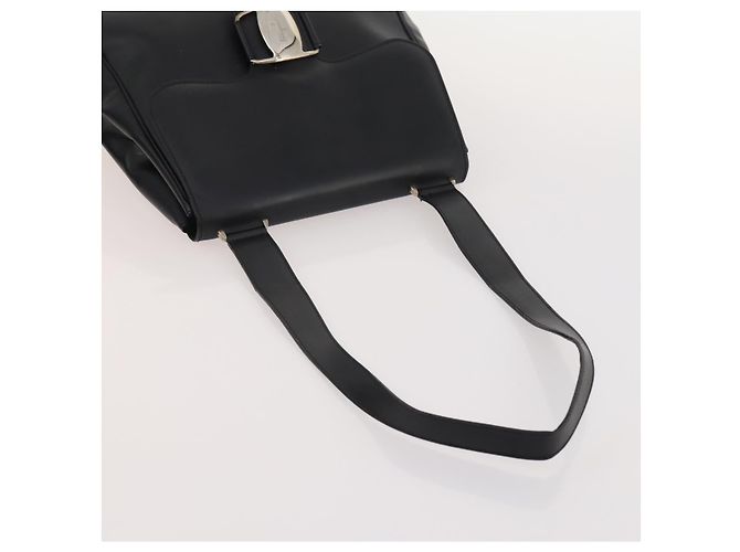 Borsa a Mano Salvatore Ferragamo in Pelle Suede 5 Set Nero Blu Auth 174986 Blu navy - vista 22