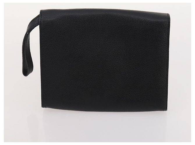 Borsa a Mano Salvatore Ferragamo in Pelle Suede 5 Set Nero Blu Auth 174986 Blu navy - vista 27