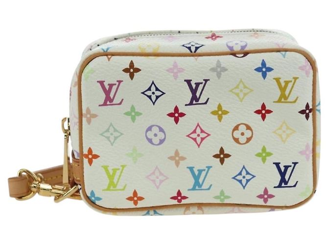 LOUIS VUITTON Pochette Wapity Monogram Multicolore M58033 Auth YKZ1387M Bianco - vista 13
