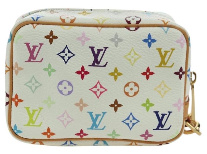 LOUIS VUITTON Pochette Wapity Monogram Multicolore M58033 Auth YKZ1387M Bianco - vista 2