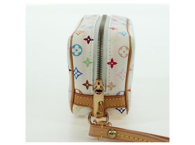 LOUIS VUITTON Pochette Wapity Monogram Multicolore M58033 Auth YKZ1387M Bianco - vista 4