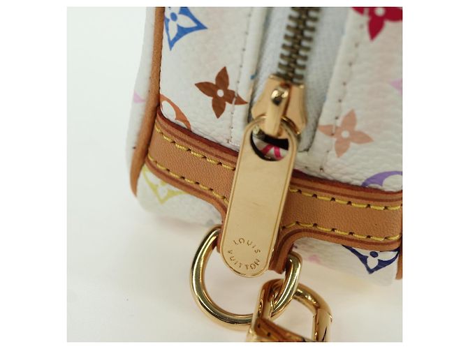 LOUIS VUITTON Pochette Wapity Monogram Multicolore M58033 Auth YKZ1387M Bianco - vista 9