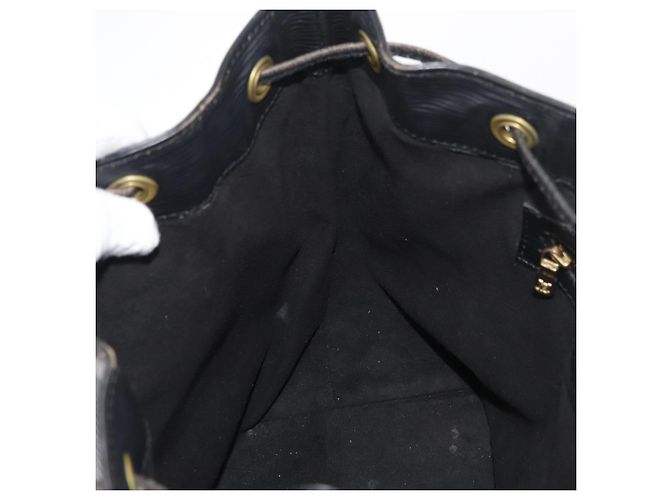 Noe LOUIS VUITTON Borsa a Spalla Petit Noé Epi Nera M44102 LV Auth 175772 Nero - vista 19