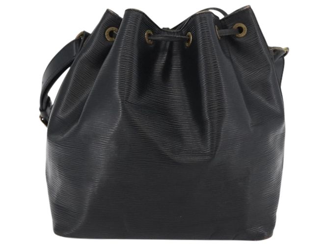 Noe LOUIS VUITTON Borsa a Spalla Petit Noé Epi Nera M44102 LV Auth 175772 Nero - vista 2
