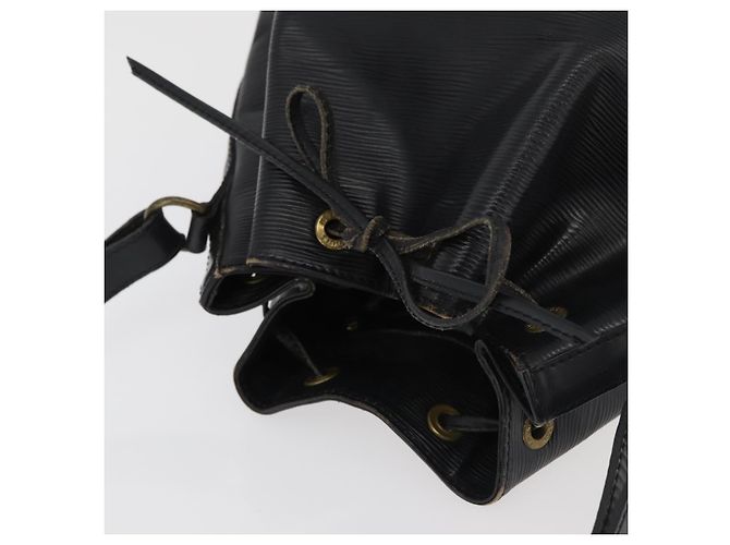 Noe LOUIS VUITTON Borsa a Spalla Petit Noé Epi Nera M44102 LV Auth 175772 Nero - vista 6