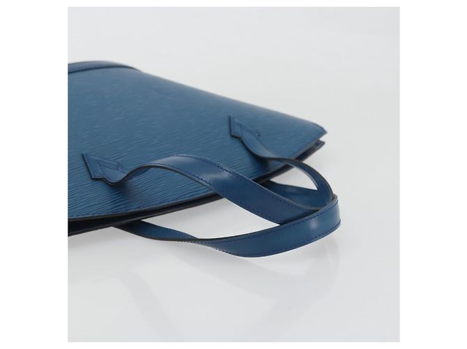 LOUIS VUITTON Borsa a Spalla Epi Saint Jacques Blu M52275 Auth YKZ1251 - vista 7