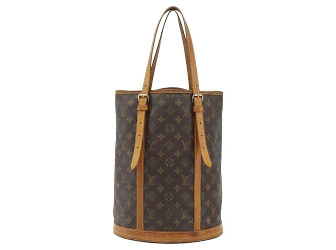 LOUIS VUITTON Borsa a Spalla Monogram Bucket GM M42236 Auth LV YKZ1277 Monogramma - vista 13