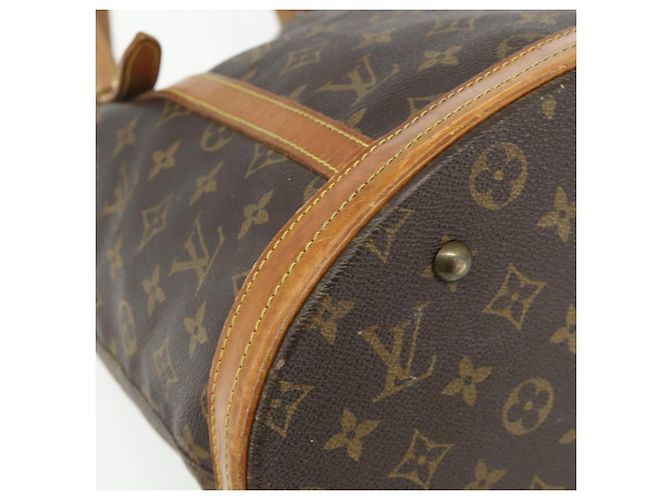 LOUIS VUITTON Borsa a Spalla Monogram Bucket GM M42236 Auth LV YKZ1277 Monogramma - vista 14