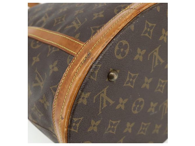 LOUIS VUITTON Borsa a Spalla Monogram Bucket GM M42236 Auth LV YKZ1277 Monogramma - vista 16