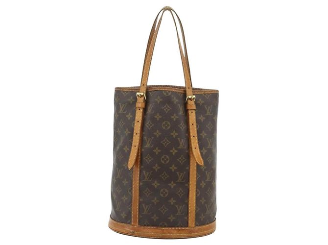 LOUIS VUITTON Borsa a Spalla Monogram Bucket GM M42236 Auth LV YKZ1277 Monogramma - vista 2