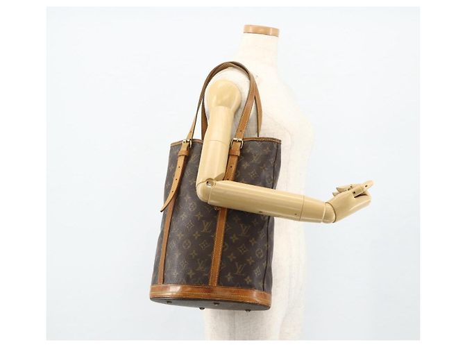 LOUIS VUITTON Borsa a Spalla Monogram Bucket GM M42236 Auth LV YKZ1277 Monogramma - vista 22