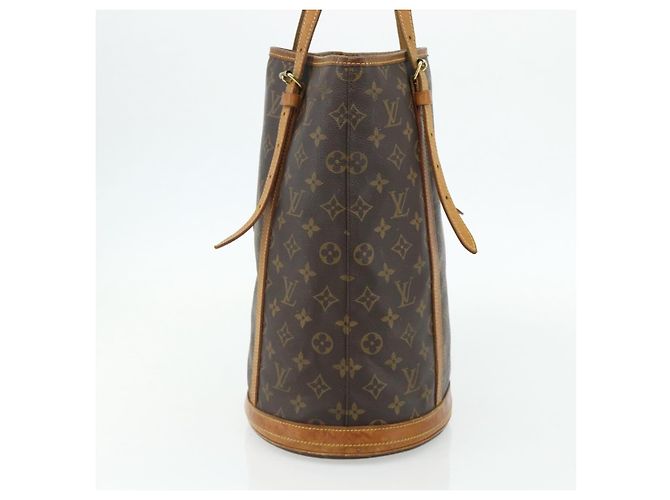 LOUIS VUITTON Borsa a Spalla Monogram Bucket GM M42236 Auth LV YKZ1277 Monogramma - vista 3