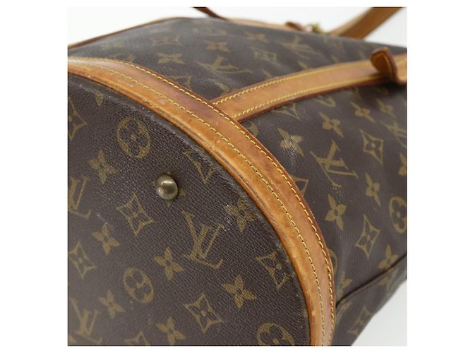 LOUIS VUITTON Borsa a Spalla Monogram Bucket GM M42236 Auth LV YKZ1277 Monogramma - vista 9