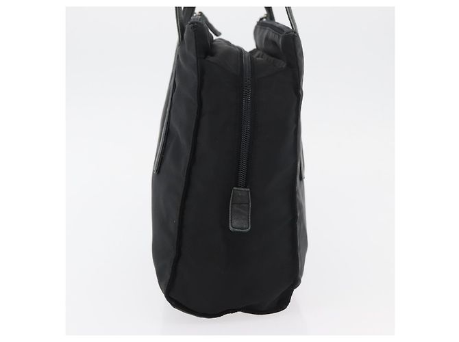 Prada Tote Bag aus schwarzem Nylon mit Silber authentisch 175704 - Ansicht 3
