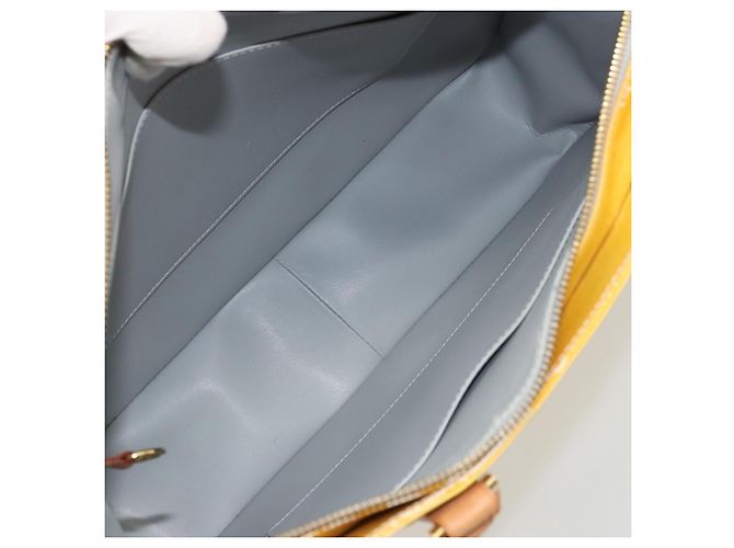 LOUIS VUITTON Sac Tote Columbus Monogram Vernis Gris M91028 LV Auth BA12089 - vue 11