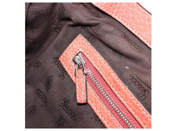 Gucci Bamboo Tote Bag Leder Rosa Silber 232947 Auth 164494 Pink - Ansicht 22