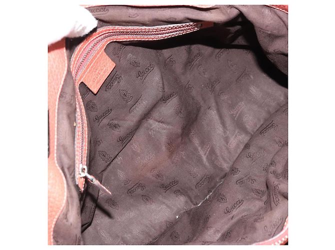 Gucci Bamboo Tote Bag Leder Rosa Silber 232947 Auth 164494 Pink - Ansicht 9