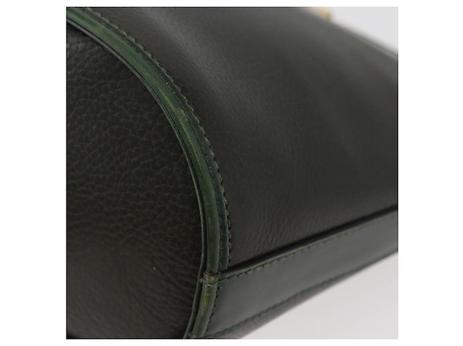 BALLY Borsa a Spalla in Pelle Verde Oro Auth YKZ1255 D'oro - vista 14